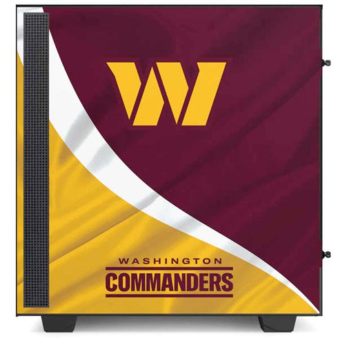 NFL Washington Commanders Flag NZXT H510 Compact ATX Mid-Tower Case Skin