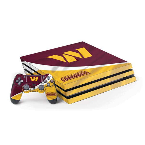 NFL Washington Commanders Flag PS4 Pro Bundle Skin