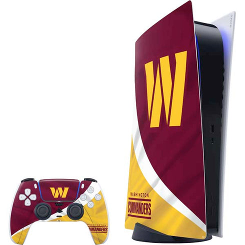 NFL Washington Commanders Flag PS5 Digital Edition Bundle Skin
