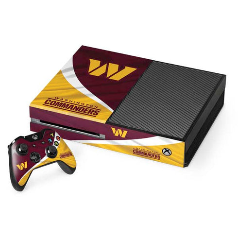 NFL Washington Commanders Flag Xbox One Console and Controller Bundle Skin