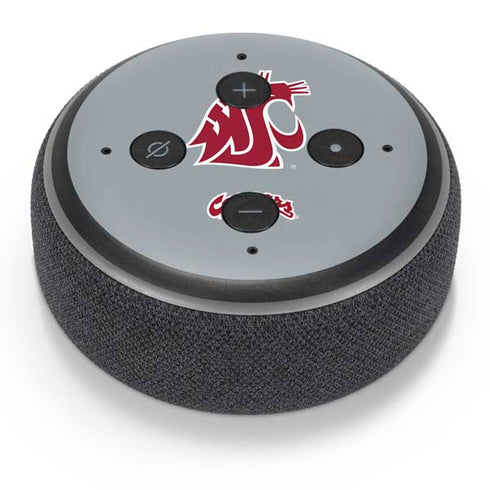 WSU Cougars Logo Amazon Echo Dot 3 Skin