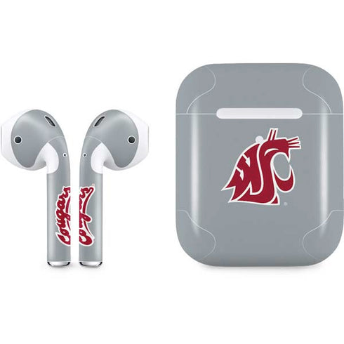 WSU Cougars Logo Apple AirPods 2 Skin