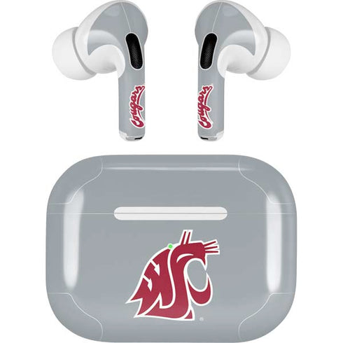 WSU Cougars Logo Apple AirPods Pro Skin