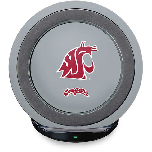 WSU Cougars Logo Fast Charge Wireless Charging Stand Skin