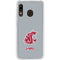 WSU Cougars Logo Galaxy A20 Clear Case