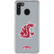 WSU Cougars Logo Galaxy A21 Clear Case