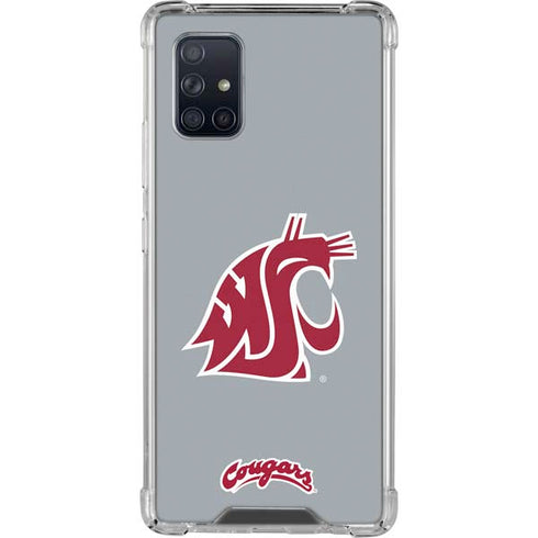 WSU Cougars Logo Galaxy A71 5G Clear Case