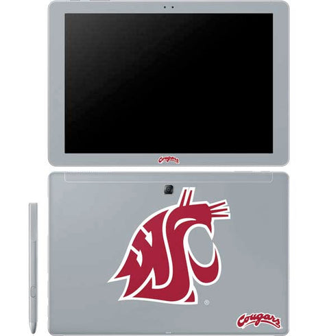 WSU Cougars Logo Galaxy Book 12in Skin