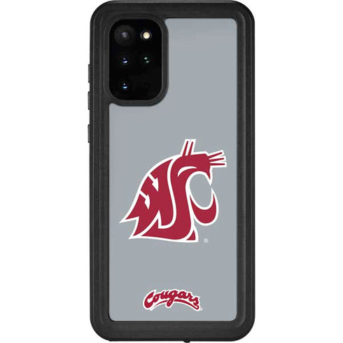 WSU Cougars Logo Galaxy S20 Plus Waterproof Case
