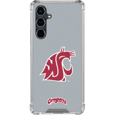 Washington State University WSU Cougars Galaxy S23 FE Clear Case