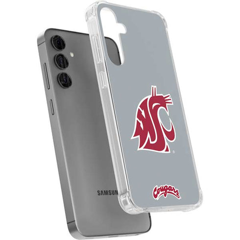 Washington State University WSU Cougars Galaxy S24 Plus Clear Case