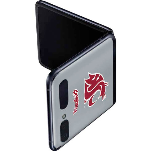 WSU Cougars Logo Galaxy Z Flip Skin