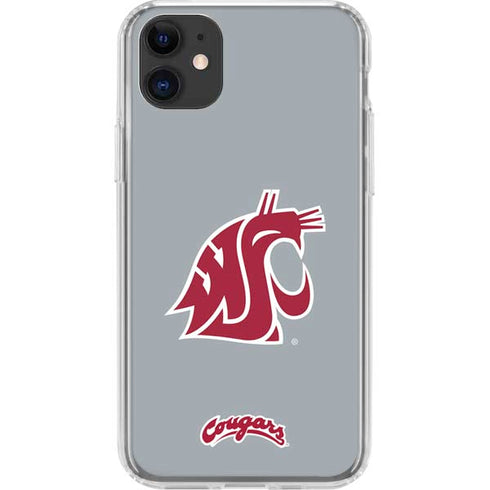Washington State University WSU Cougars iPhone 11 Clear Case
