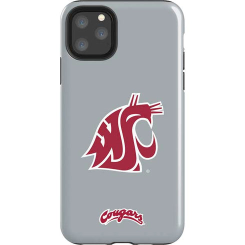 WSU Cougars Logo iPhone 11 Pro Max Impact Case