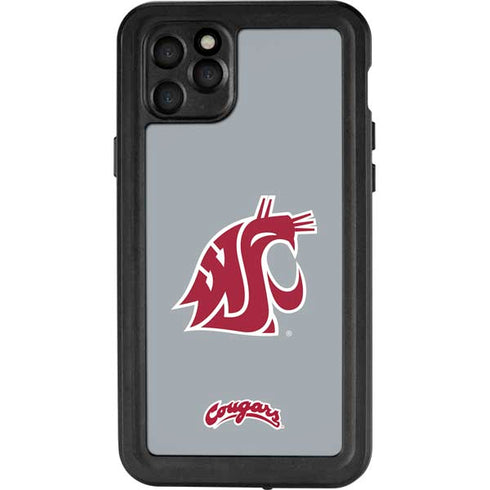 WSU Cougars Logo iPhone 11 Pro Max Waterproof Case