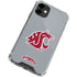 WSU Cougars Logo iPhone 12 Clear Case
