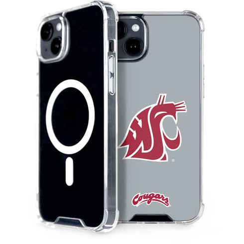 Washington State University WSU Cougars iPhone 15 Plus MagSafe Case