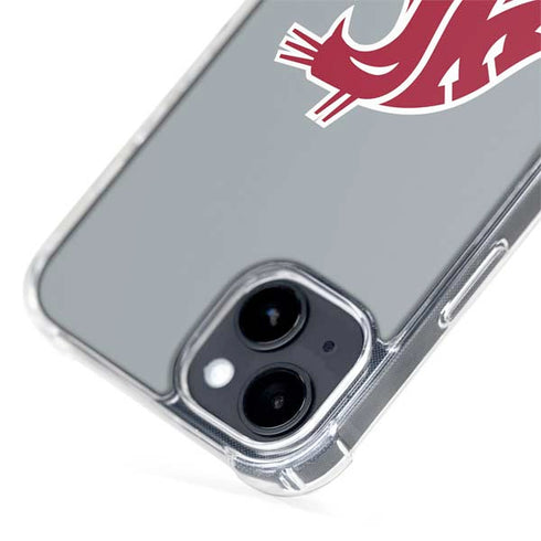 Washington State University WSU Cougars iPhone 15 Plus MagSafe Case