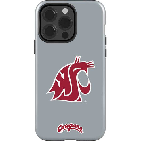 Washington State University WSU Cougars iPhone 15 Pro Impact Case