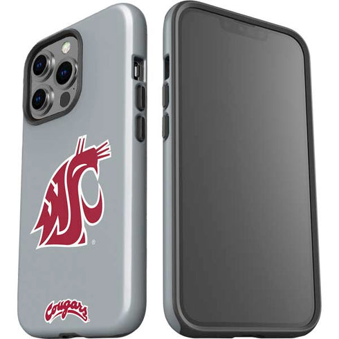 Washington State University WSU Cougars iPhone 15 Pro Impact Case