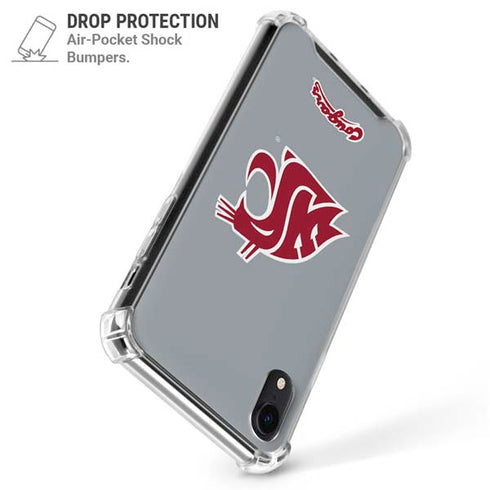 Washington State University WSU Cougars iPhone XR Clear Case