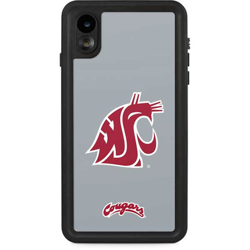 WSU Cougars Logo iPhone XR Waterproof Case