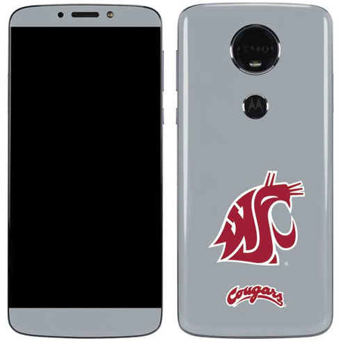 WSU Cougars Logo Moto E5 Plus Skin