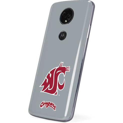 WSU Cougars Logo Moto E5 Plus Skin
