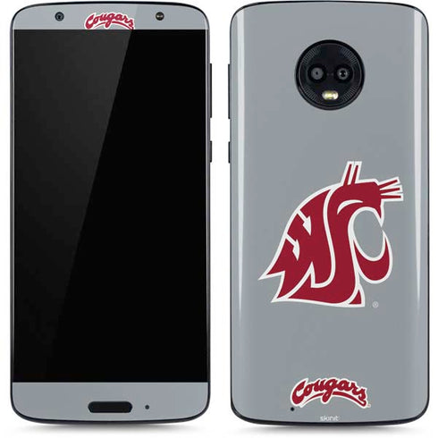 WSU Cougars Logo Moto G6 Skin