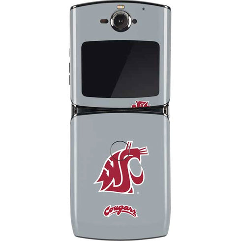 WSU Cougars Logo Motorola RAZR Skin