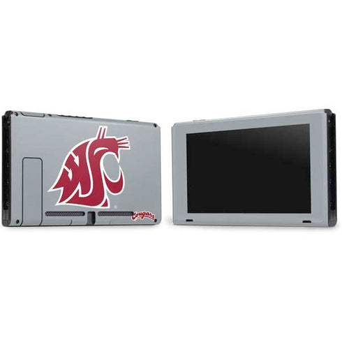 WSU Cougars Logo Nintendo Switch Bundle Skin