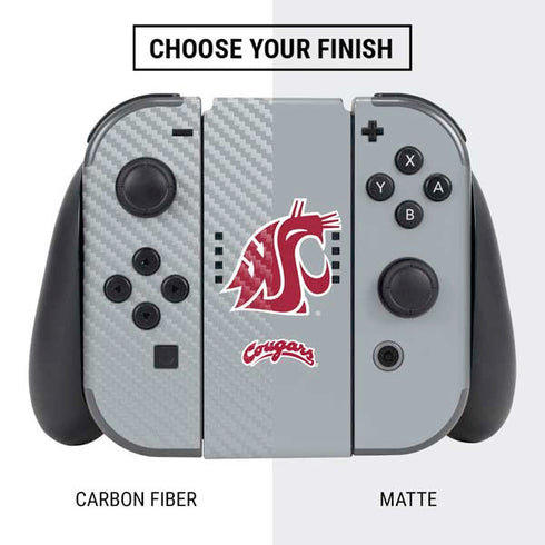 WSU Cougars Logo Nintendo Switch Bundle Skin