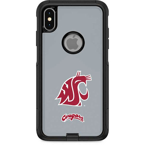WSU Cougars Logo OtterBox Commuter iPhone XS Max Skin
