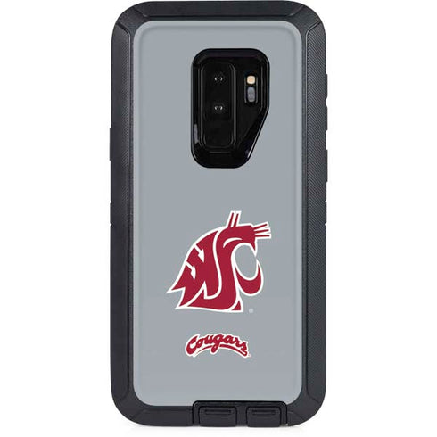 WSU Cougars Logo OtterBox Defender Galaxy S9 Plus Skin