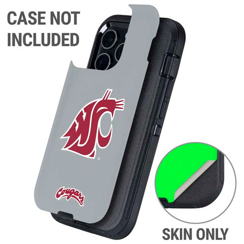 Washington State University WSU Cougars Otterbox Defender iPhone Skin
