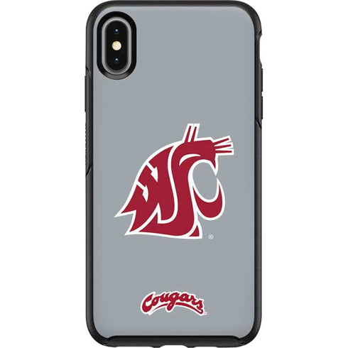 WSU Cougars Logo OtterBox Symmetry iPhone XS Max Skin