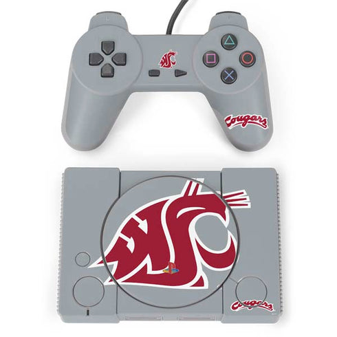 WSU Cougars Logo PlayStation Classic Bundle Skin