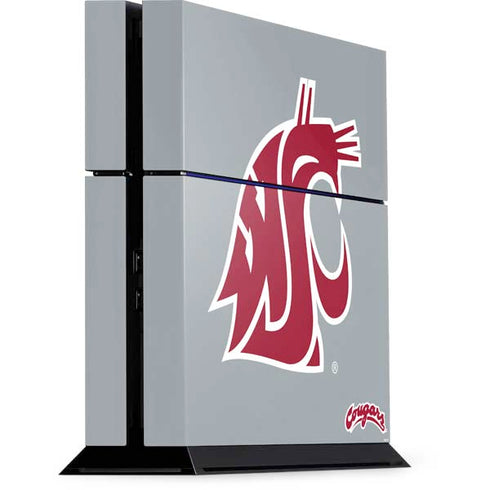 WSU Cougars Logo PS4 Console Skin