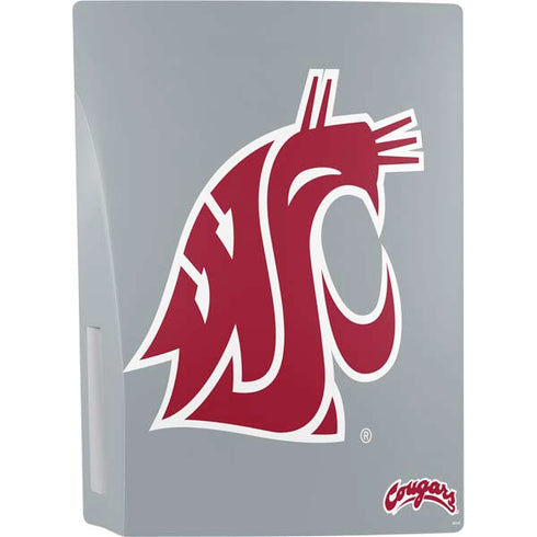 WSU Cougars Logo PS5 Console Skin