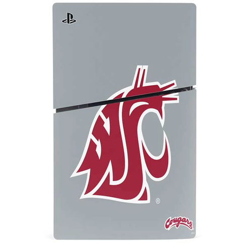 Washington State University WSU Cougars PS5 Slim Disk Bundle Skin