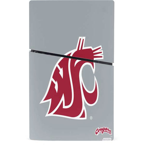 Washington State University WSU Cougars PS5 Slim Digital Edition Bundle Skin
