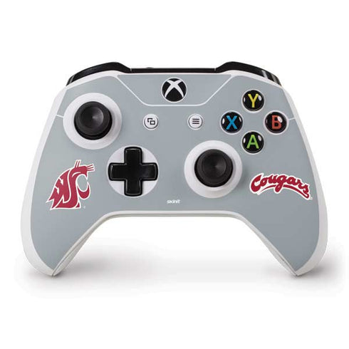 WSU Cougars Logo Xbox One S Controller Skin