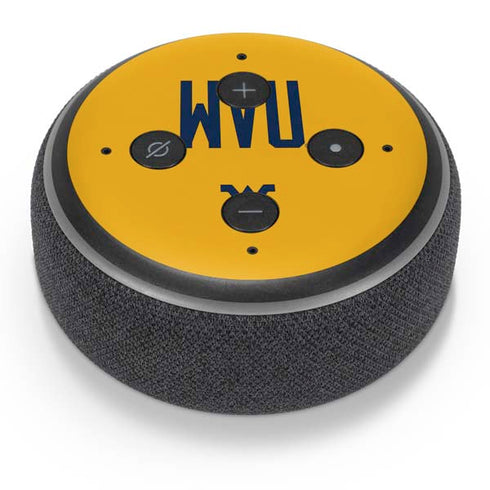 West Virginia University WVU Amazon Echo Dot Skin