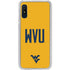 West Virginia University WVU Galaxy A10e Clear Case
