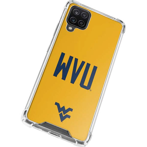 West Virginia University WVU Galaxy A12 Clear Case