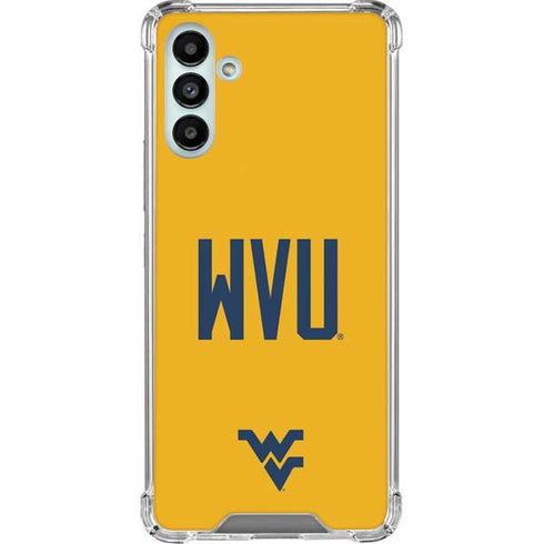 West Virginia University WVU Galaxy A13 5G Clear Case