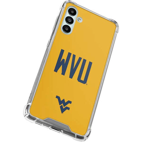 West Virginia University WVU Galaxy A13 5G Clear Case