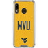 West Virginia University WVU Galaxy A30 Clear Case
