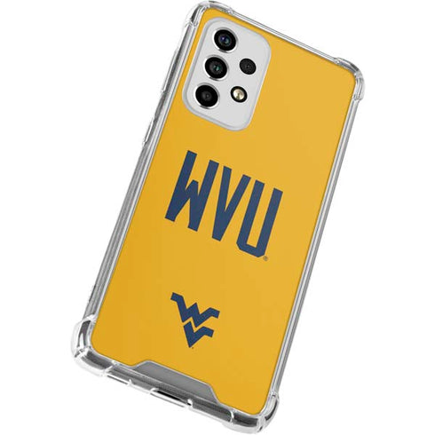 West Virginia University WVU Galaxy A53 5G Clear Case