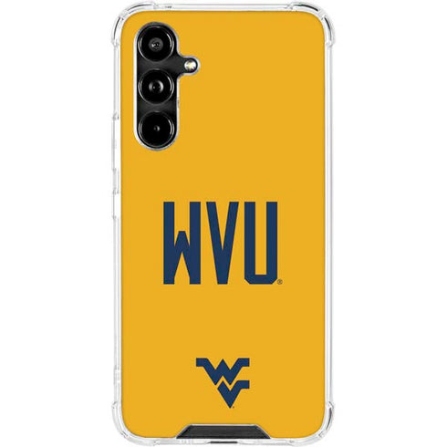 West Virginia University WVU Galaxy A54 5G Clear Case